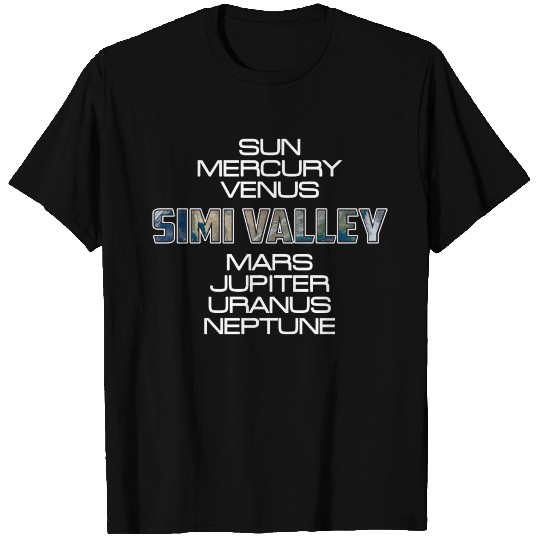Solar System Planet Earth Simi Valley Gift T Shirts