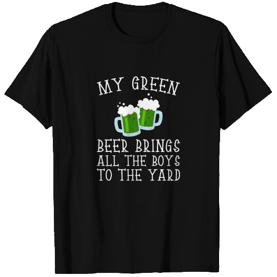 My Green Beer Shenanigans - Drinking St Patrick T Shirts