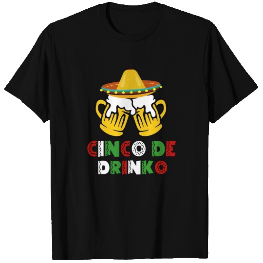 Cinco De Drinko T Shirts - Funny Beer Drinking