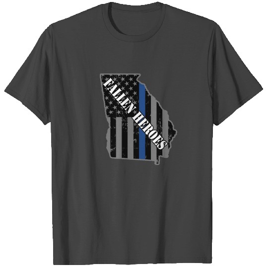 Georgia State Patrol Atlanta Police First Responder T Shirts