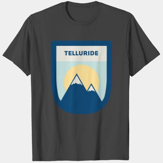mtn badge TELLURIDE COLORADO T Shirts
