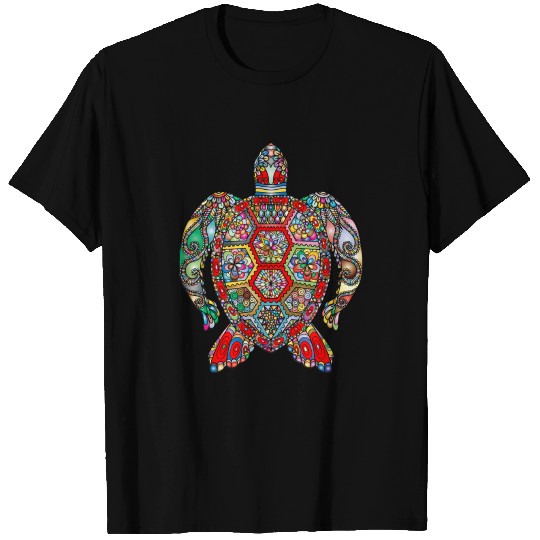 Sea Turtle Mandala T Shirts