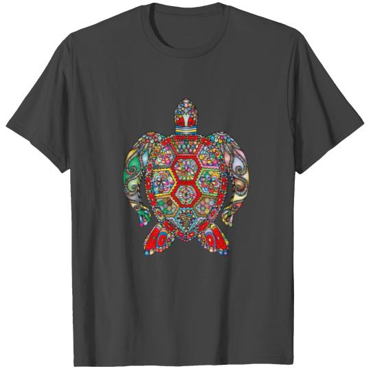 Sea Turtle Mandala T Shirts