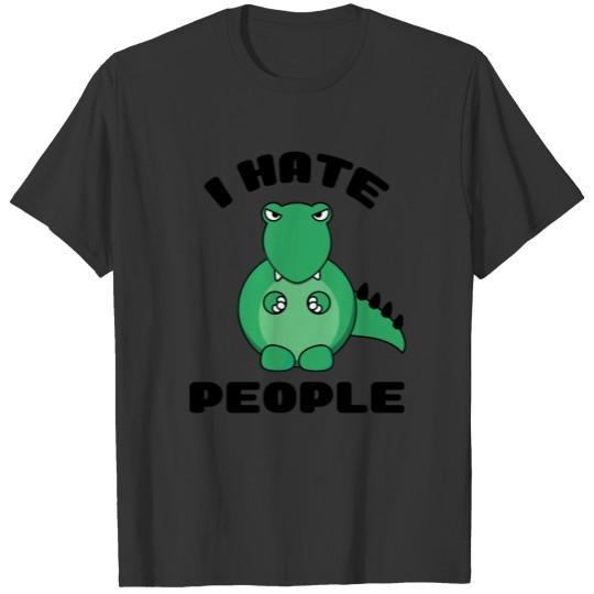 I Hate People Funny Dinosaur T Shirts T Shirts Cup Gift