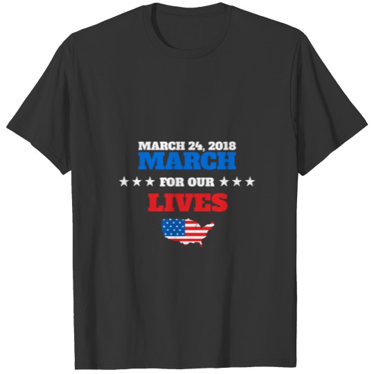 March for Our Lives. Stop the NRA demonstration T-shirt