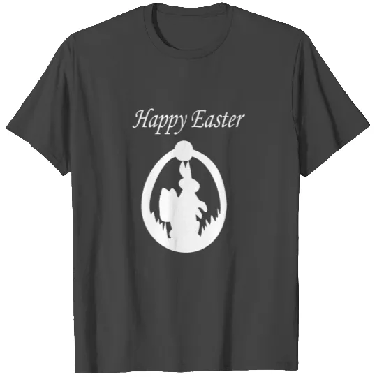 Happy Easter white T Shirts