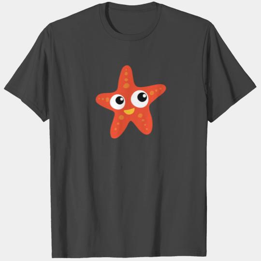 Cute Red Starfish T Shirts