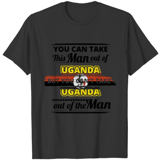 Geschenk aus liebe herkunft mann UGANDA T-shirt