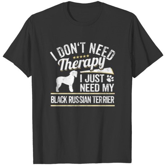 Black Russian Terrier Dog Owner Terrier Dog Gift T Shirts