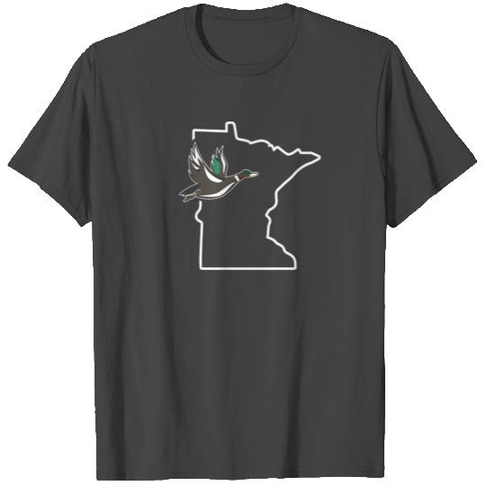 Hunting Ducks Minnesota Teal Hunting Waterfowl T Shirts