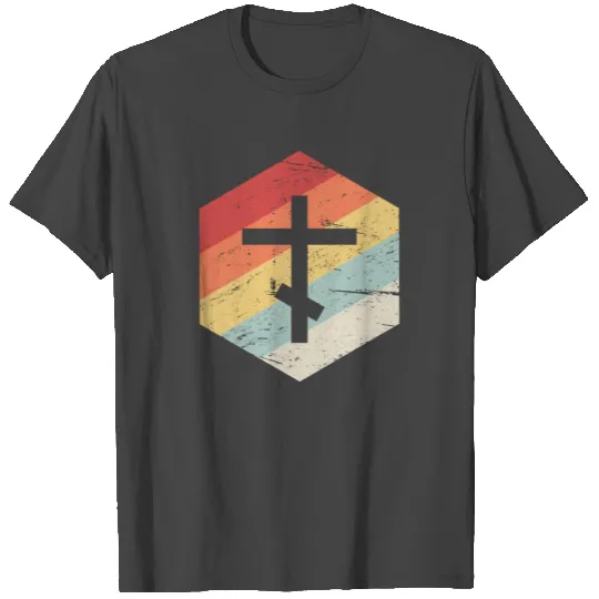 Orthodox Church Cross | Retro Christian Icon T Shirts