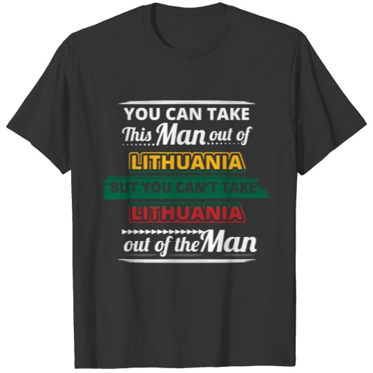 Geschenk aus liebe mann heimat LITHUANIA T-shirt