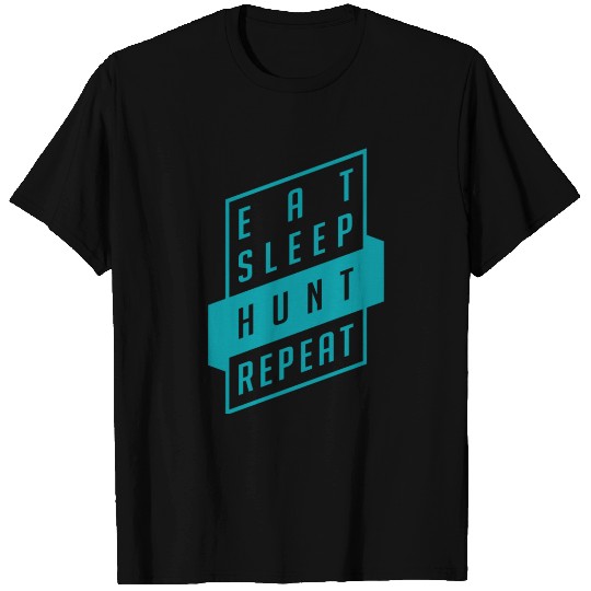Eat, Sleep, HUNT, Repeat! Monster Hunter World T Shirts
