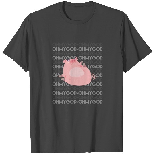 Oh My God Pig T Shirts - Gift