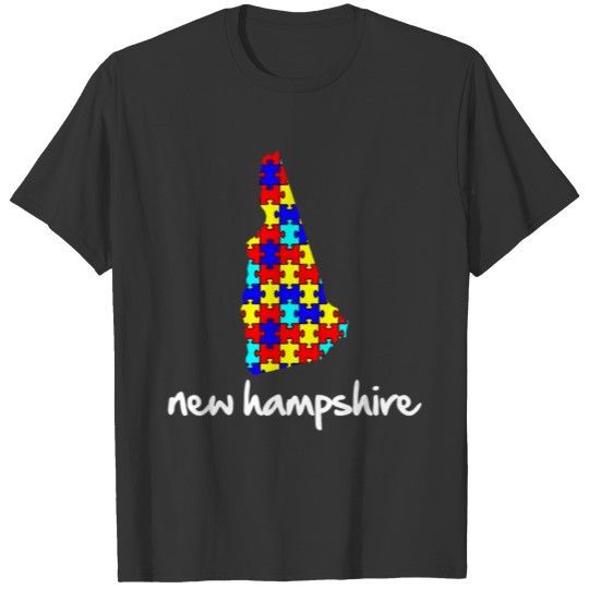 New Hampshire - Autism Awareness T-shirt