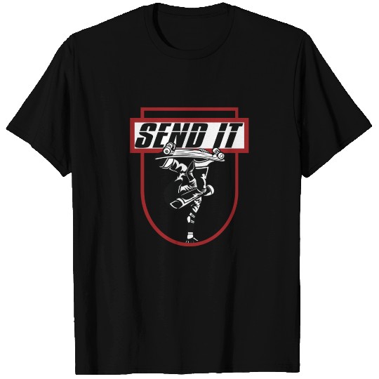 SEND IT SKATEBOARDER 2 T Shirts
