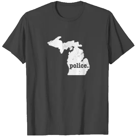 Michigan Police T Shirts State Trooper Deputy Sheriff T Shirts