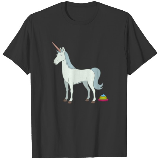 Unicorn Poop Funny T Shirts