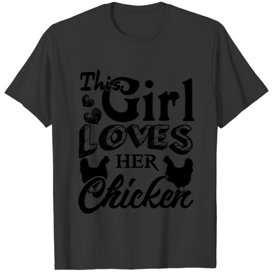 This Girl Loves Her Chicken Mug T-shirt