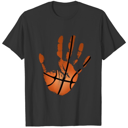 Basketball Streetball DNA Handprint Fingerprints T-shirt