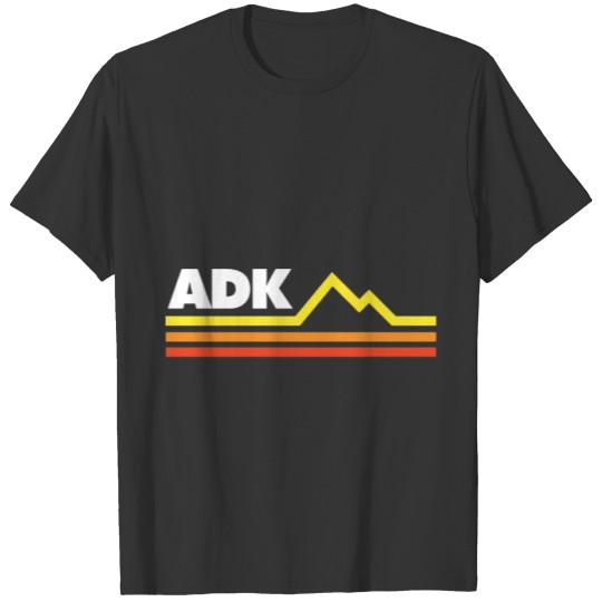ADK Adirondacks Retro T shirts T-shirt