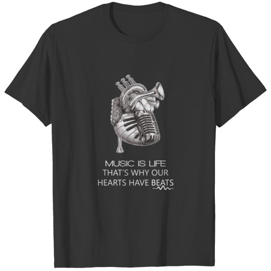 Musical Heart T-shirt T-shirt