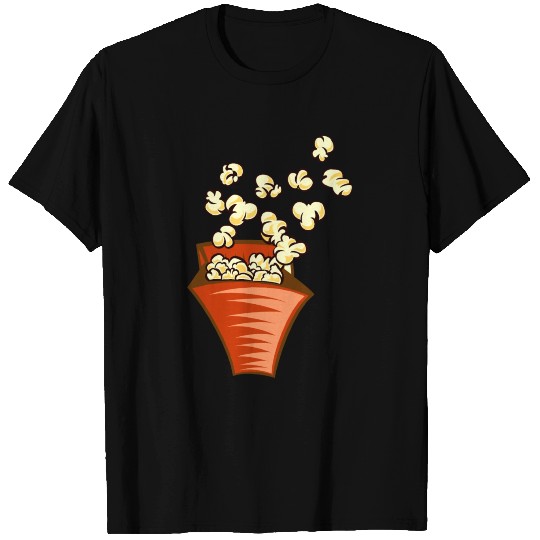 Popcorn In Cup T Shirts
