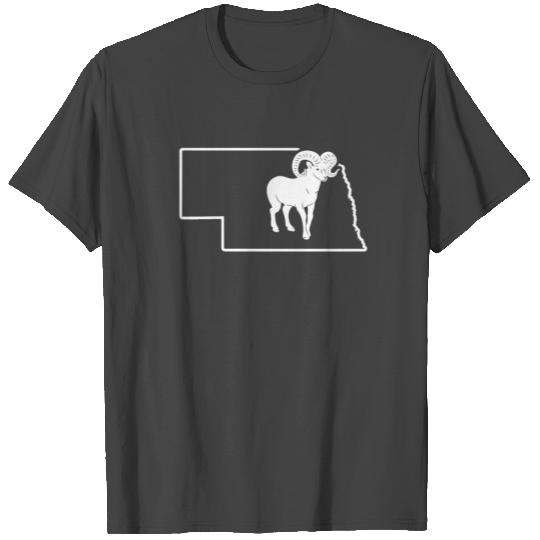 Bighorn Sheep Art T Shirts Nebraska Bighorn Sheep Hunting