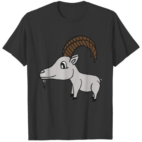 cute grey goat, cute gift idea T Shirts