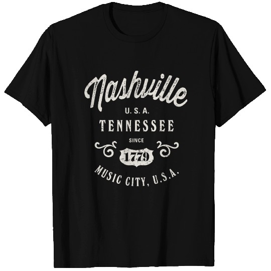 Nashville Music City Tennessee T Shirts