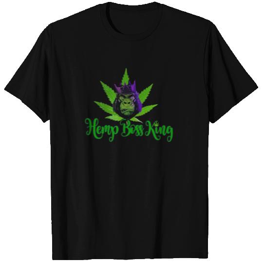 Hemp Boss King T Shirts