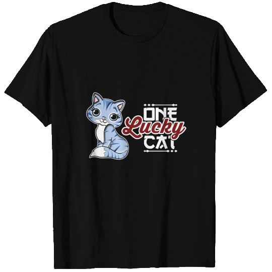 One lucky cat T Shirts