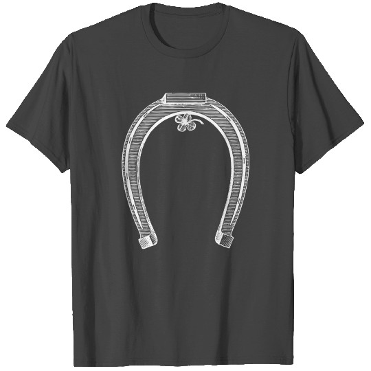 Horseshoe with a Clover T Shirts
