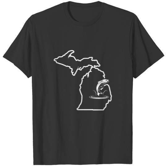 Trout Fishing Apparel Michigan Tiger Trout T Shirts
