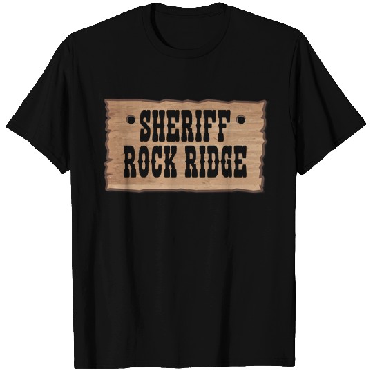 Blazing Saddles - Sheriff Rock Ridge T Shirts