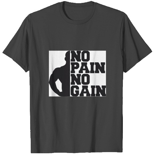 gym T Shirts work out no pain no gain