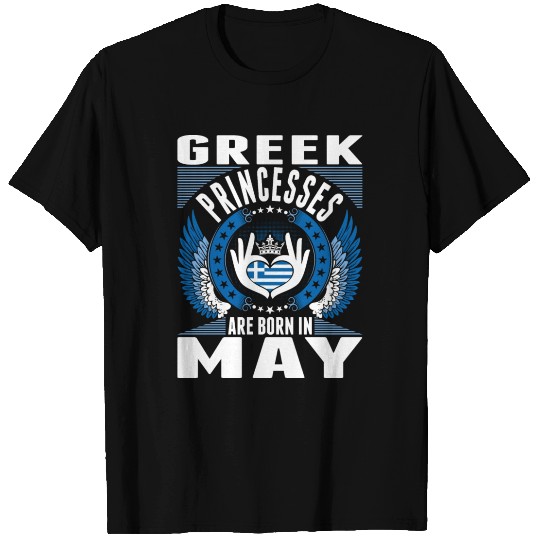 Greek Princesses Are Born In May T Shirts