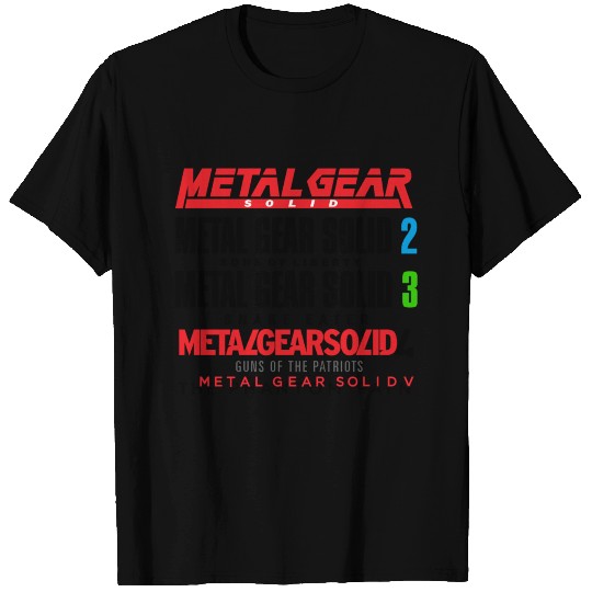 Metal Gear Solid History T Shirts