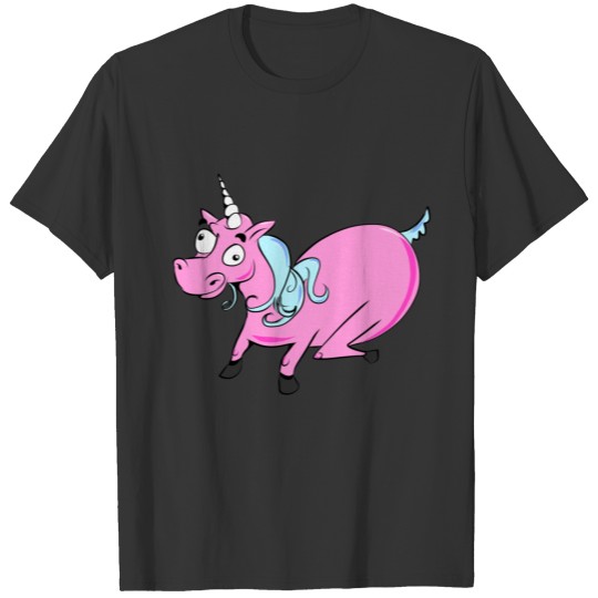 Crazy Pink Unicorn - The Pink Unicorn Crazy T Shirts