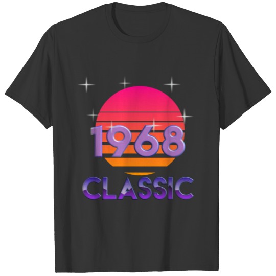 1968 Classic 50th Birthday Gift 80s Style T Shirts