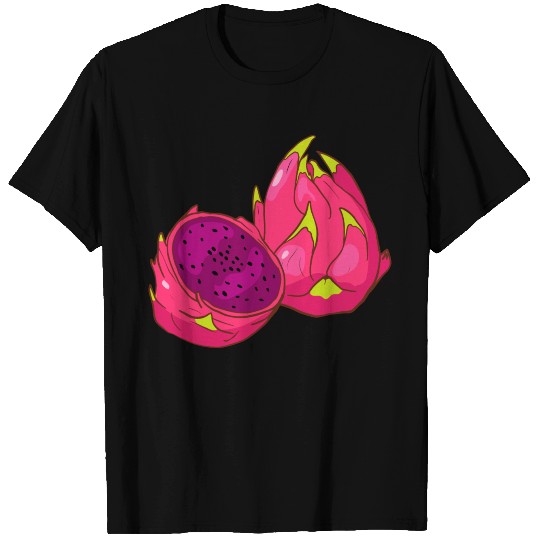 Red Pink Pitaya Pitahaya Dragonfruit Dragon Fruit T Shirts