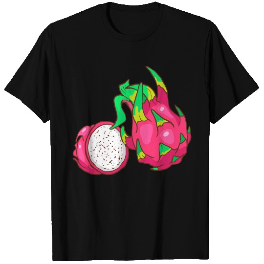 Red White Pitaya Pitahaya Dragonfruit Dragon Fruit T Shirts
