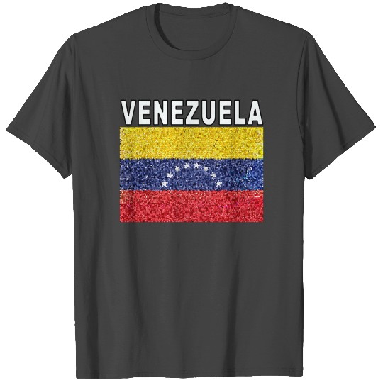 venezuela flag stained glass effect design T Shirts