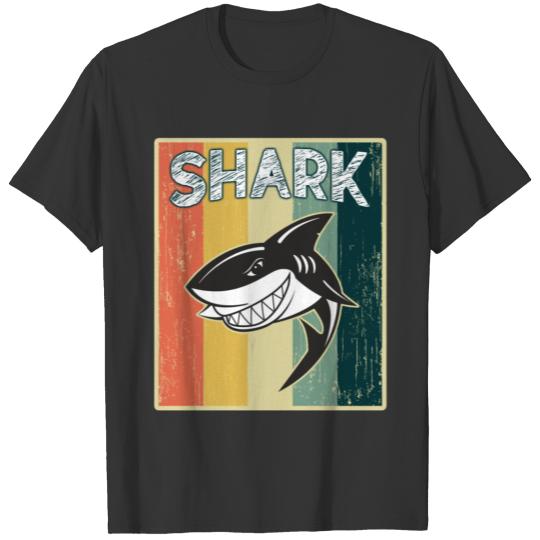 Shark Vintage Retro T-shirt