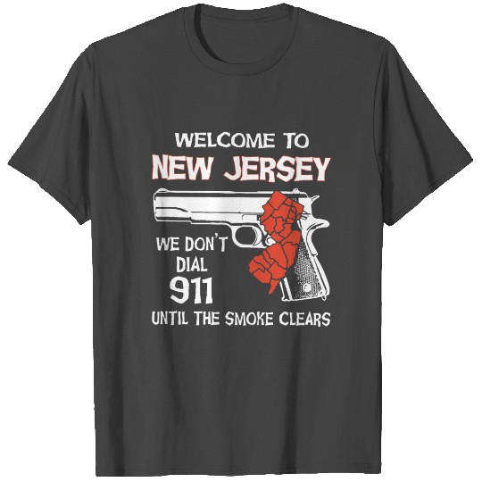 welcome to new jersey police T Shirts