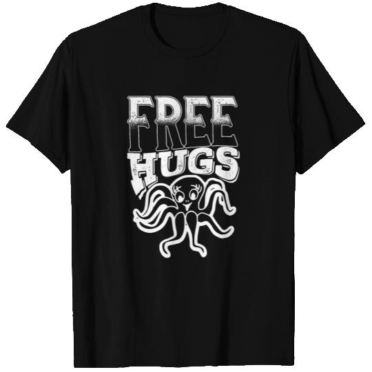 Free Hugs Octopus T Shirts