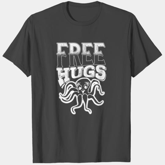 Free Hugs Octopus T Shirts