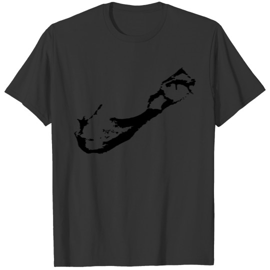 Bermuda map T-shirt