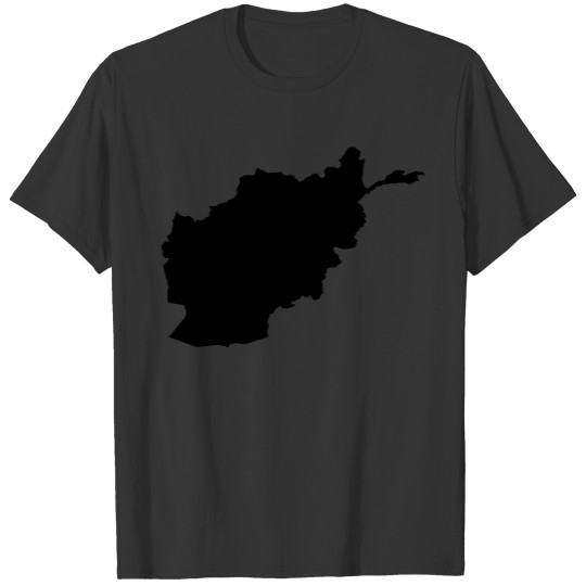 Afghanistan map T-shirt