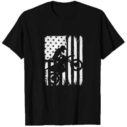 Motocross United States American Dirt Bike Vintage T Shirts